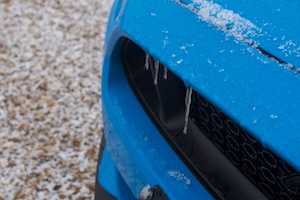 Ford Mustang with Icicles