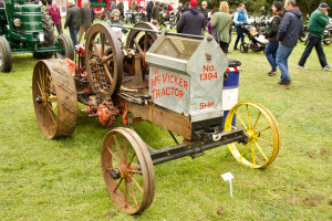 Early Tractor (the container is for water)