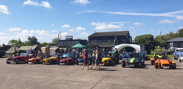 Car lined up in the Museum