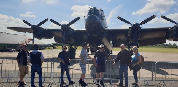 Lancaster with some EAKCC members blocking the view....