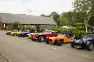 Lined up at the Pub