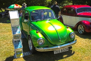VW Beetle with dull paint job