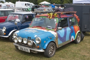 Mini with unique paintwork