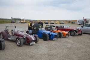 Parked on Dunwich beach