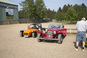 Parked up at Elvedon