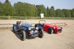 Parked up at Elvedon