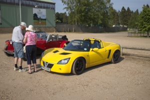 Parked up at Elvedon