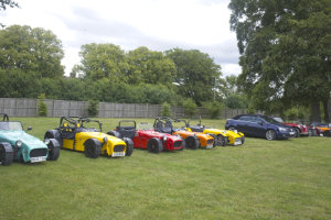 Cars Lined up
